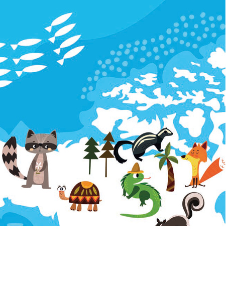 Мир животных для малышей в карточках