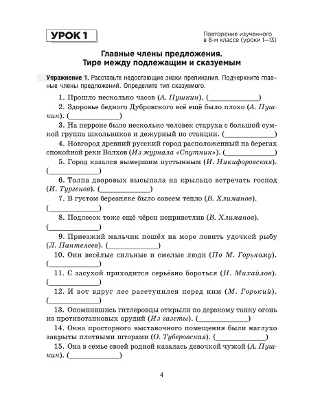 Русский язык на «отлично». 9 класс