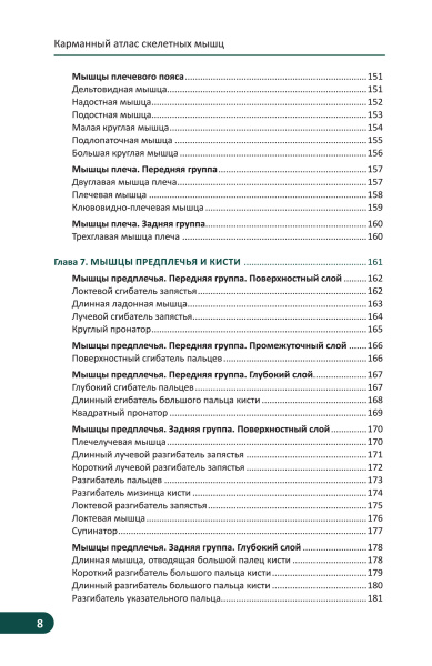 Карманный атлас скелетных мышц: Иллюстрированный справочник