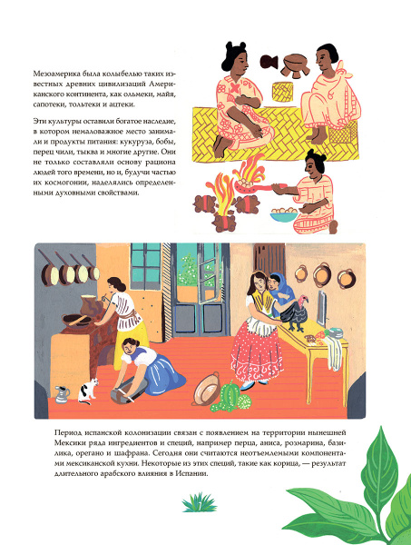 Мексиканская кухня в иллюстрациях