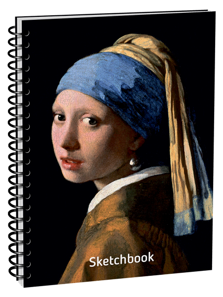 Скетчбук "Вермеер. Девушка с жемчужной сережкой" А5