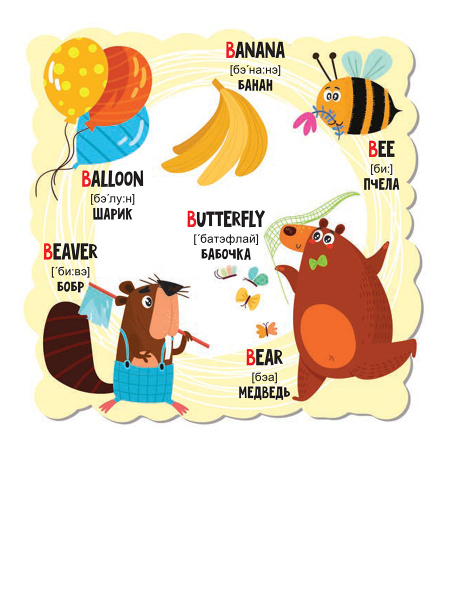 English для малышей в карточках