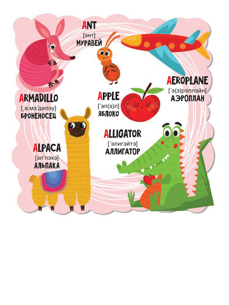 English для малышей в карточках