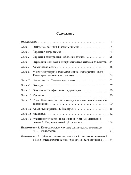 Теоретические основы химии. Рабочая тетрадь старшеклассника и абитуриента