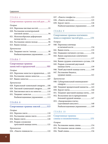 Анатомия спортивных травм