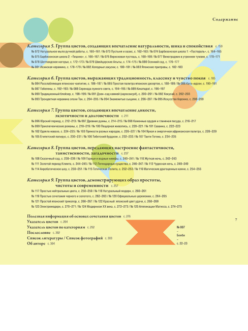 Сочетание цветов на практике. Справочное пособие