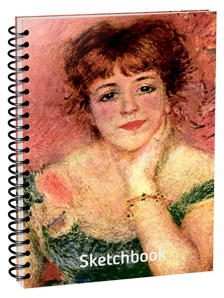 Скетчбук "Ренуар. Портрет Жанны Самари" A5
