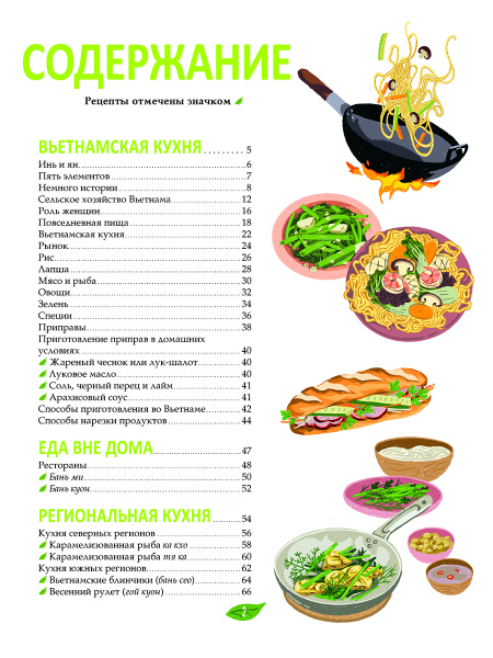 Вьетнамская кухня в иллюстрациях 