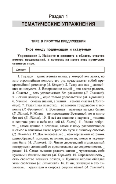 Русский язык. Пунктуация:упражнения и тесты