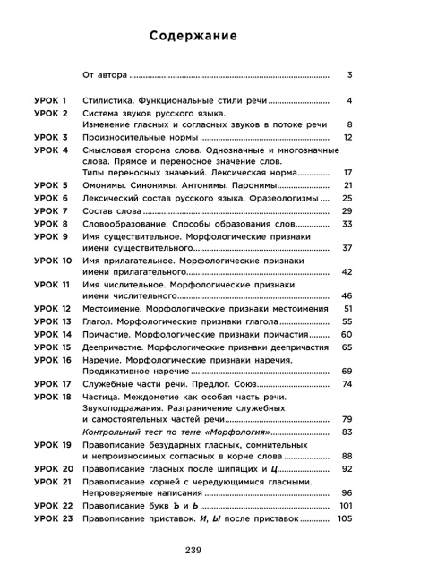 Русский язык на «отлично». 10 класс